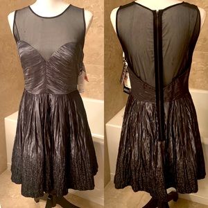 Adrianna Papell Jacquard Zip Dress